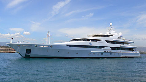 M/Y Constellation, superyacht photographed at sea