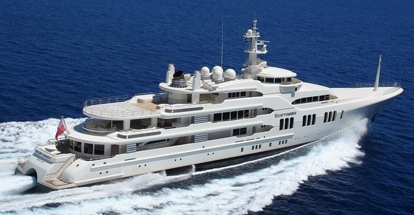 M/Y Ecstasea, superyacht photographed at sea