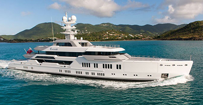 M/Y Ester III, superyacht photographed at sea