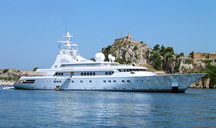 M/Y Golden Odyssey, superyacht photographed at sea