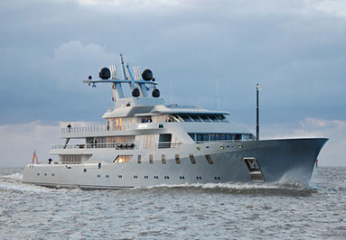 M/Y Pacific, superyacht photographed at sea