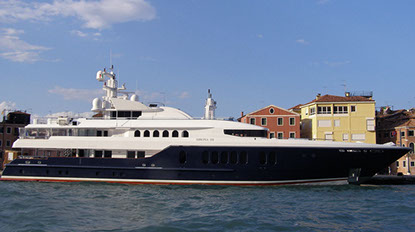 M/Y Sirona III, superyacht photographed at sea
